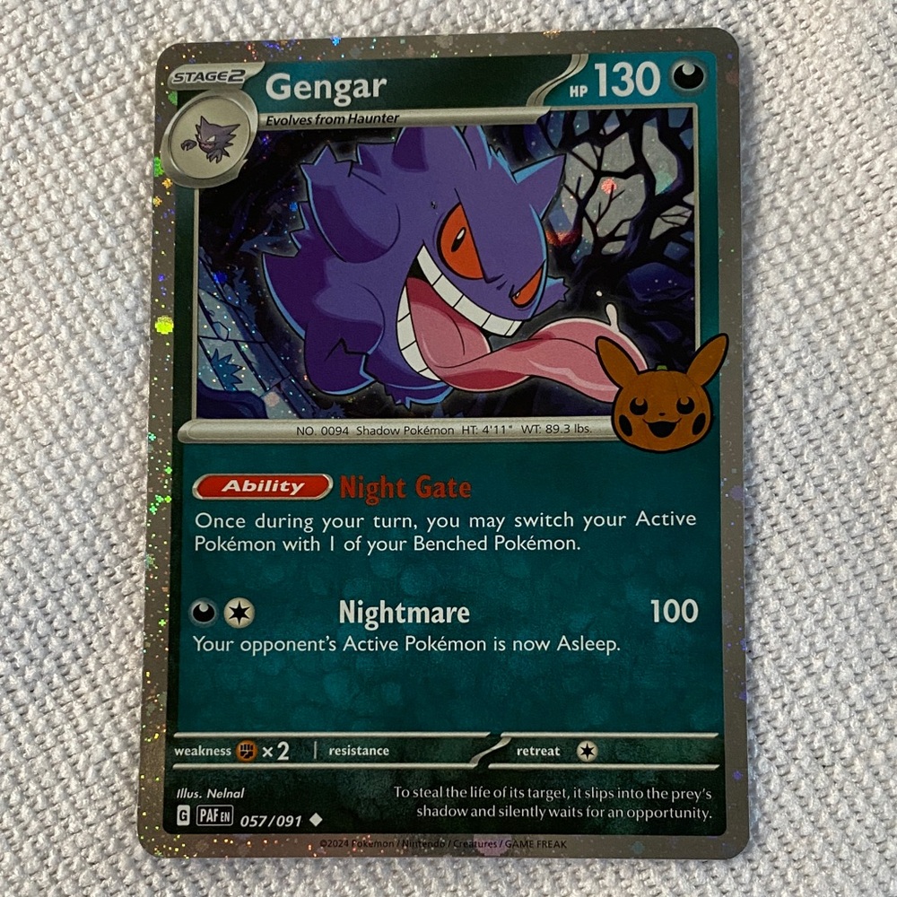 Gengar Trading Card